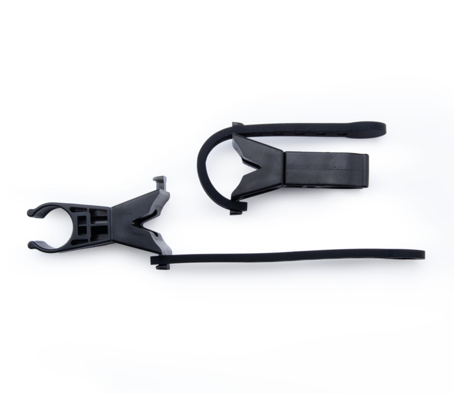 Park Tool BKD-1.2, dettaglio dei supporti regolabili per siringhe