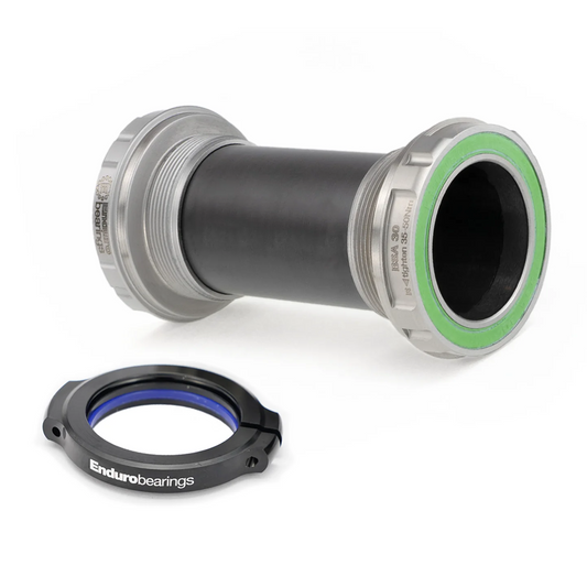 CUSCINETTI ENDURO BSA 68/73mm movimento centrale 30mm asse Maxhit integrato 440c Argento