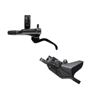 Freno Anteriore SHIMANO Deore M6200 2 pistoni Pastiglie Resina (Tubo 1000 mm)