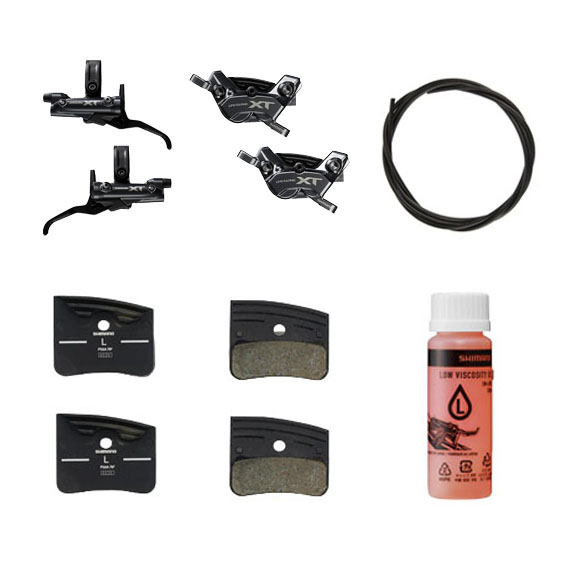 Coppia di Freni SHIMANO XT M8220 Enduro 4 pistoni
