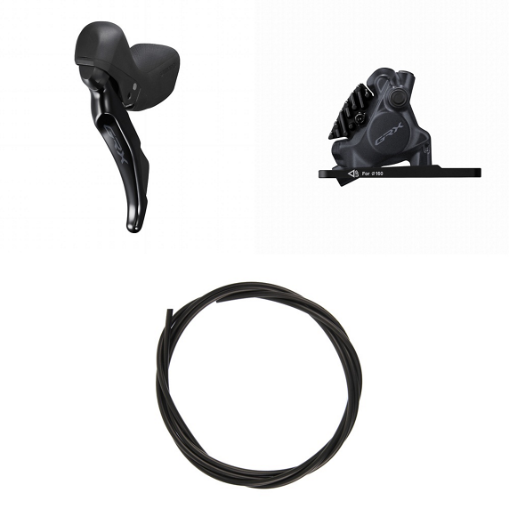SHIMANO GRX 410 Leva sinistra e pinza anteriore