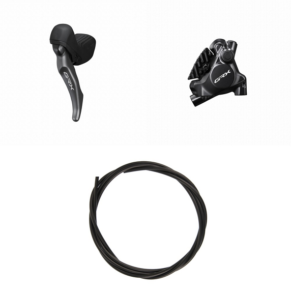 Leva Sinistra Mono e Pinza Anteriore SHIMANO GRX ST-RX820-LA + BR-RX820 Flat Mount
