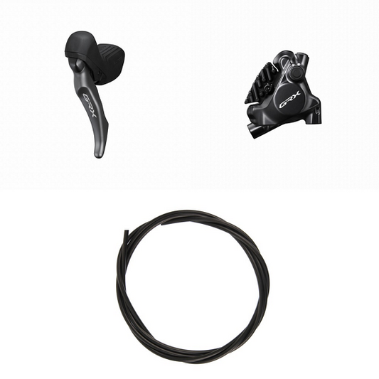 Leva Sinistra Mono e Pinza Anteriore SHIMANO GRX ST-RX820-LA + BR-RX820 Flat Mount