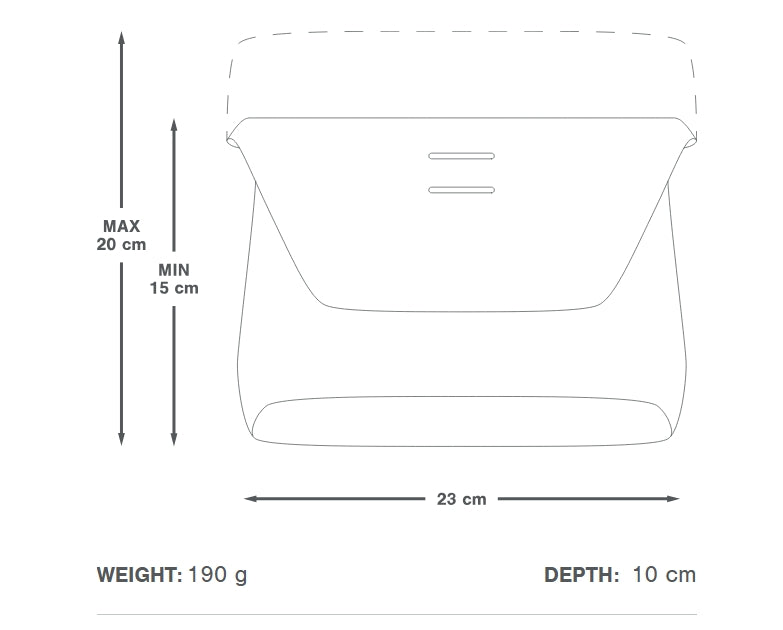 Borsa da manubrio APIDURA RACING HANDLEBAR PACK 2 L Nero