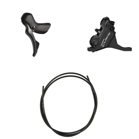 SHIMANO CUES U6030 Doppio montaggio piatto senza leva sinistra e pinza anteriore