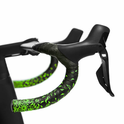 Nastro Manubrio SUPACAZ SUPER STICKY KUSH STAR FADE Nero/Verde