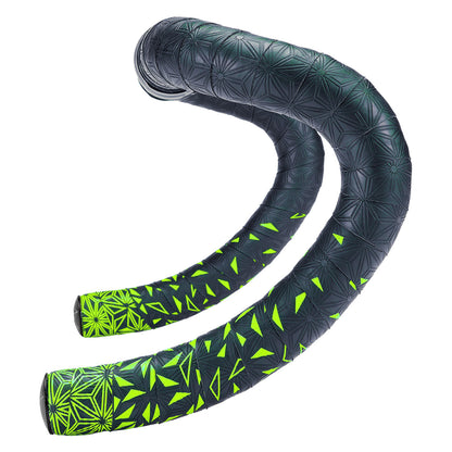 Nastro Manubrio SUPACAZ SUPER STICKY KUSH STAR FADE Nero/Verde