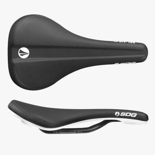 SDG BEL-AIR V3 Sella con binari in acciaio nero/bianco