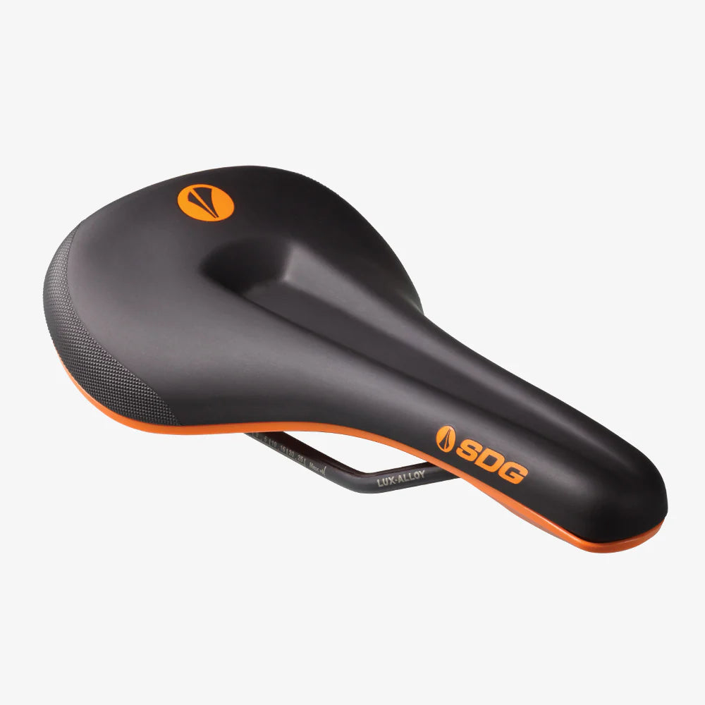 SDG BEL-AIR V3 MAX Sella Lux-Alloy Sella in lega Nero/Arancione