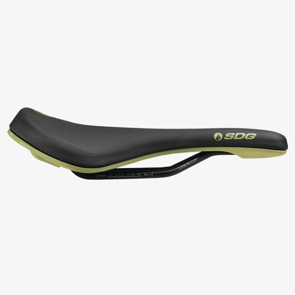 Sella SDG BEL-AIR V3 MAX Lux-Alloy Rails Nero/Verde