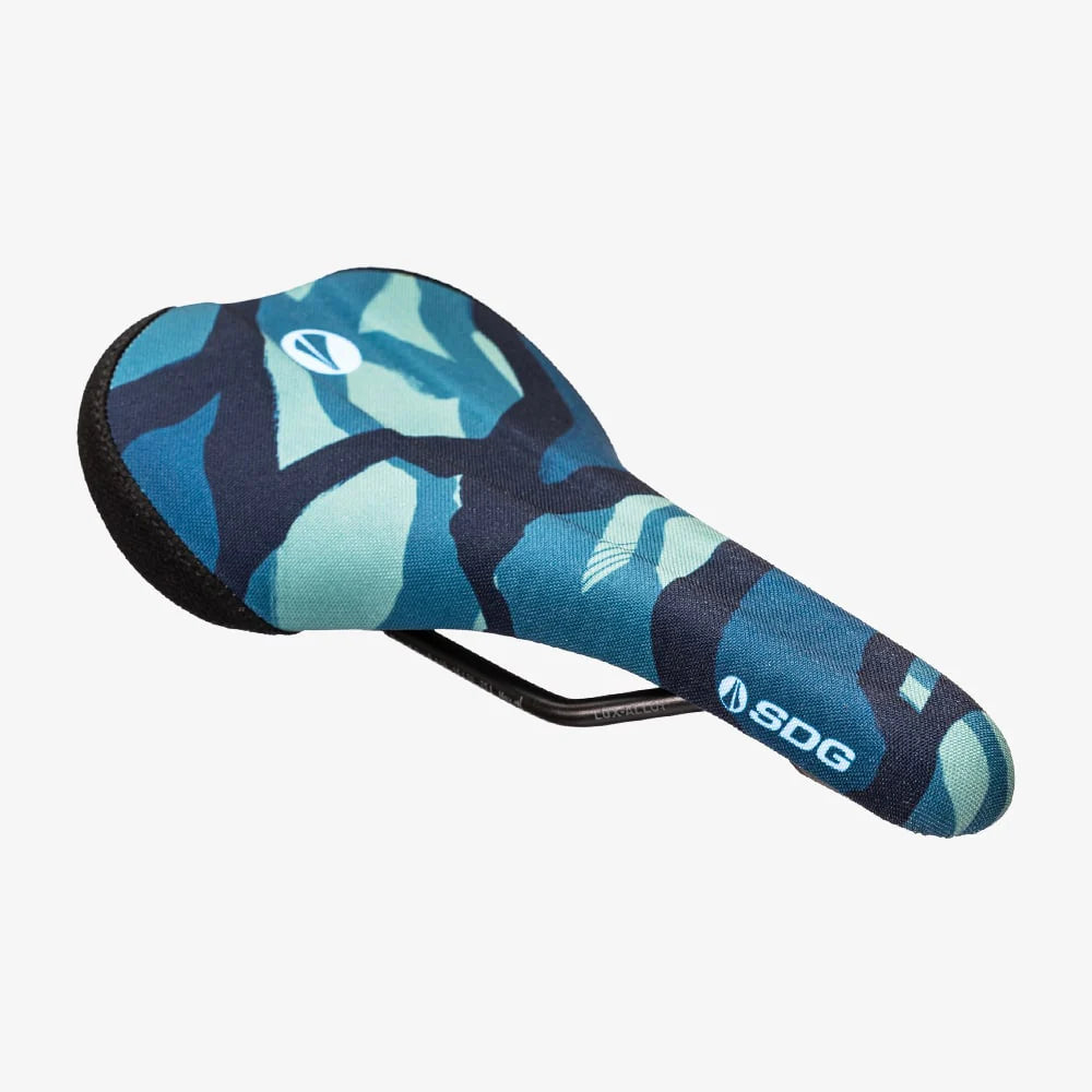 Sella SDG BEL-AIR V3 TERRA FIRMA Rotaie Lux Alloy Camo Blu