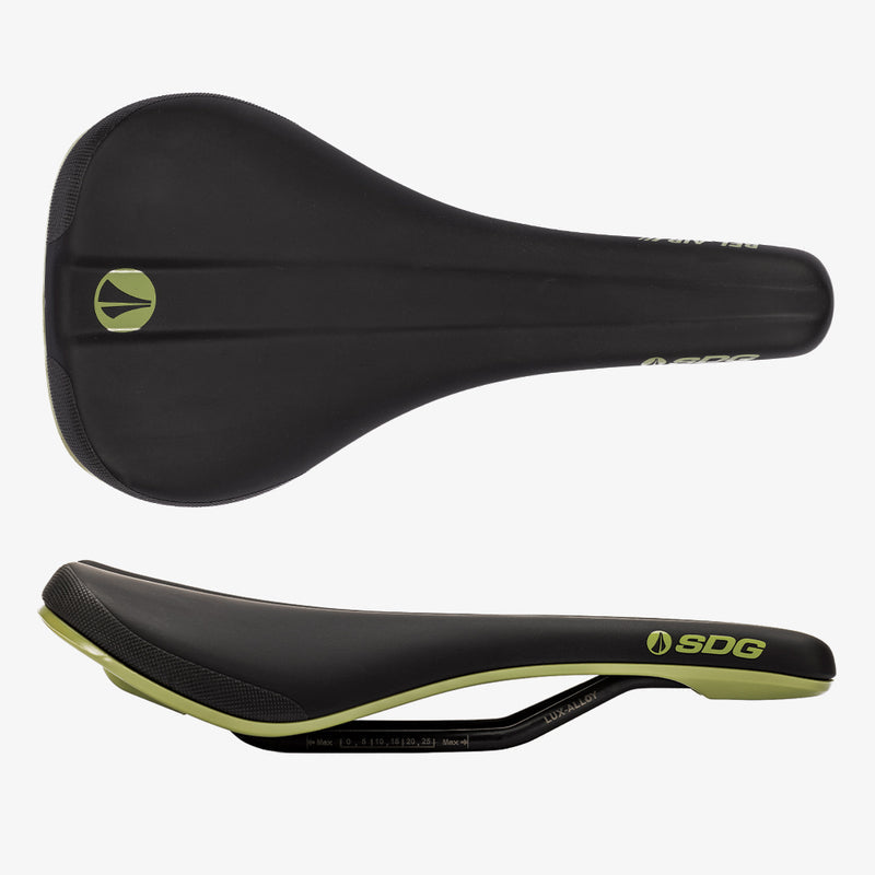 Sella SDG Bel-Air V3 Lux-Alloy color oliva, vista generale