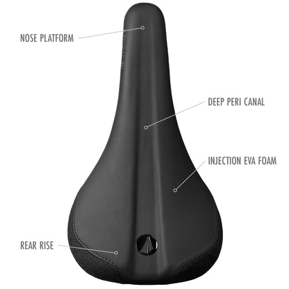 Sella SDG BEL-AIR V3 Rails Lux-Alloy Nero