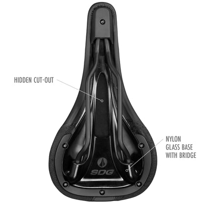 Sella SDG BEL-AIR V3 Rails Lux-Alloy Nero