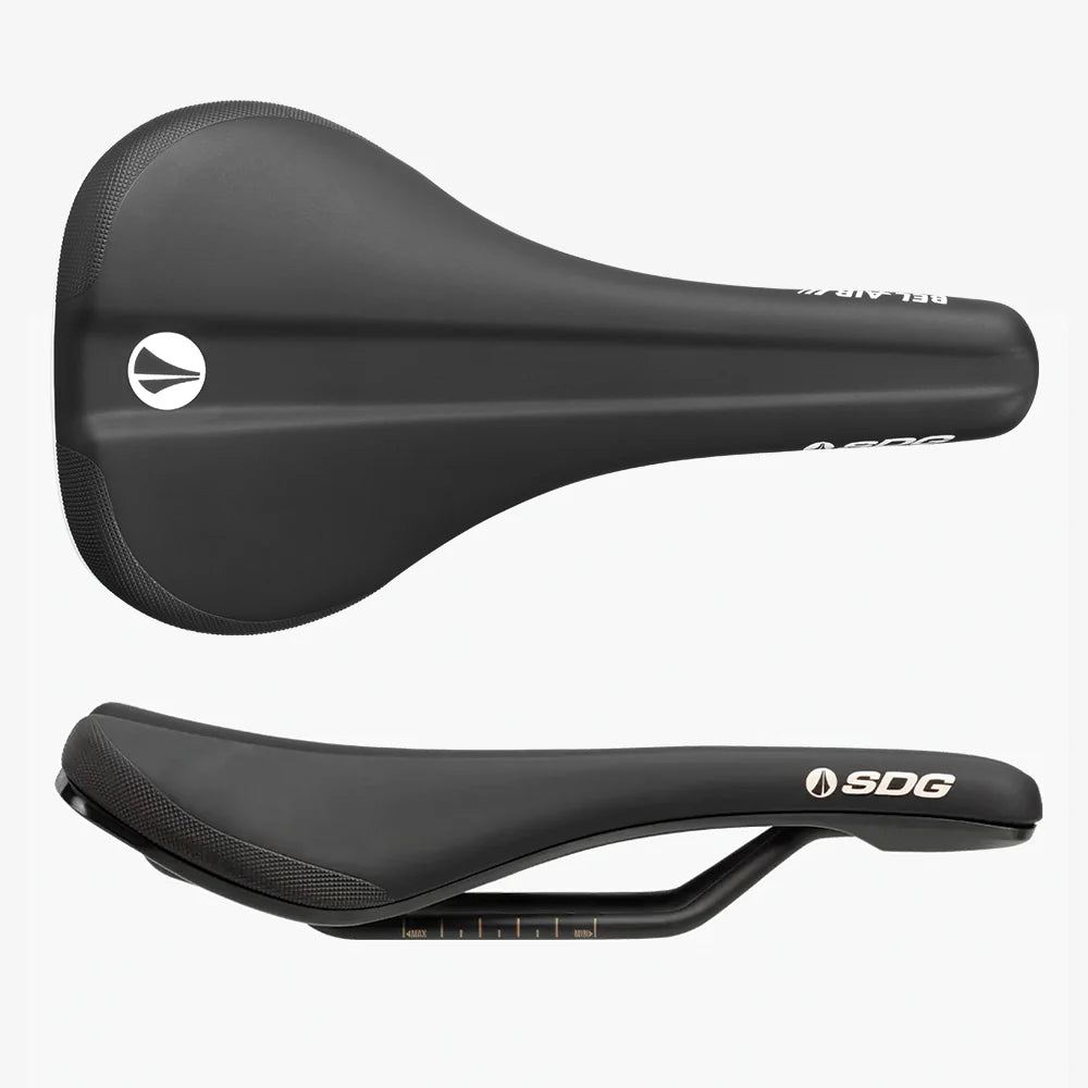 SDG BEL-AIR V3 Air Foam Rails sella in acciaio Nero
