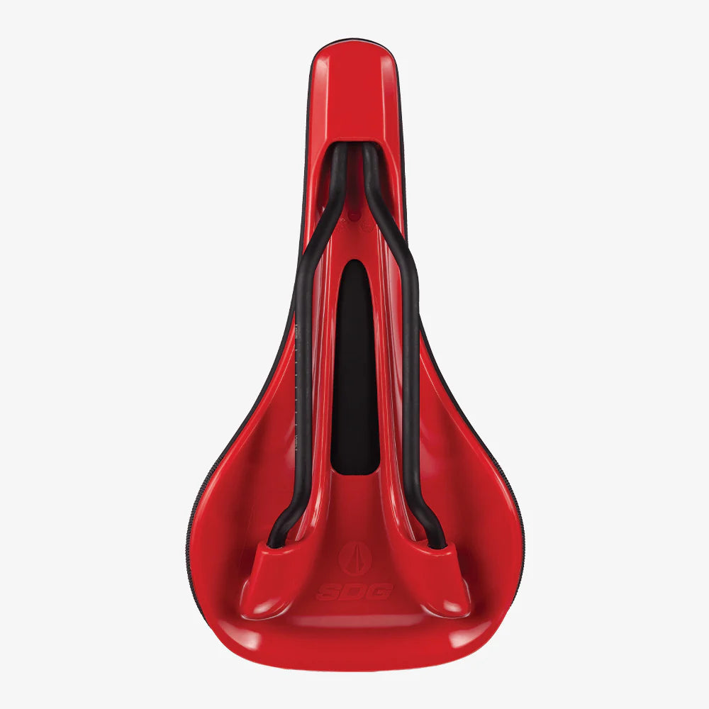 Sella SDG BEL-AIR V3 Rails Lux Alloy Nero/Rosso