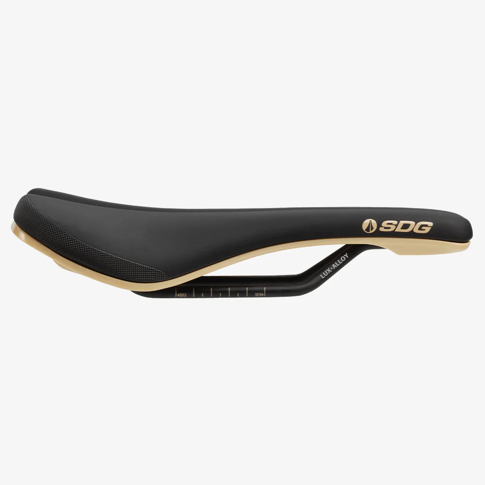 Sella SDG BEL-AIR V3 Rails Lux Alloy Nero/Beige