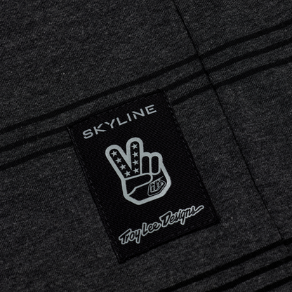 Maglia TROY LEE DESIGNS SKYLINE RIDE TEE WASH OUT Maniche Corte Grigia