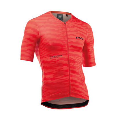 Maillot NORTHWAVE BLADE Maniche Corte Rosso