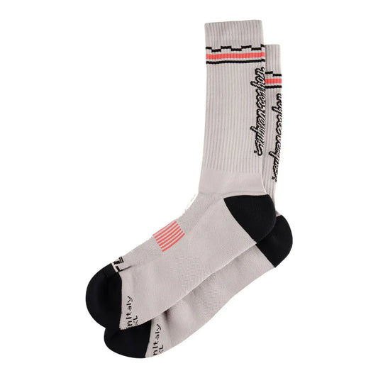 TROY LEE DESIGNS PERFORMANCE CHECKA Calzini grigio