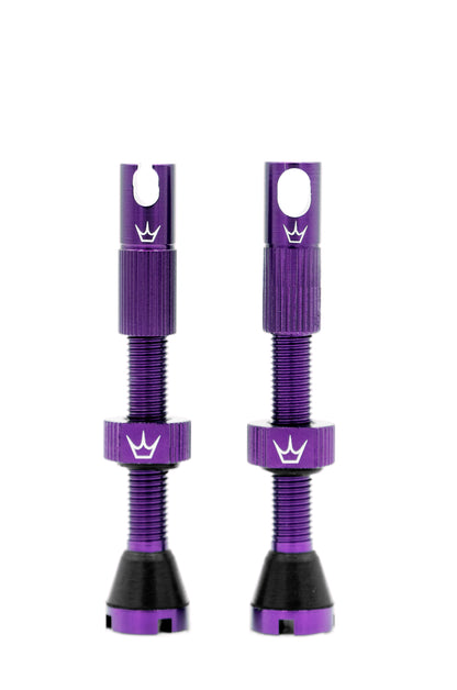 Valvole Tubeless PEATY'S x Chris King MK2 Presta 42 mm (x2) Viola