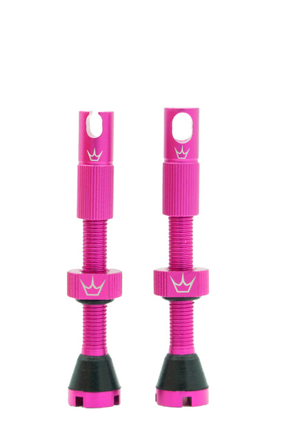 Valvole Tubeless PEATY'S x Chris King MK2 Presta 42 mm (x2) Rosa