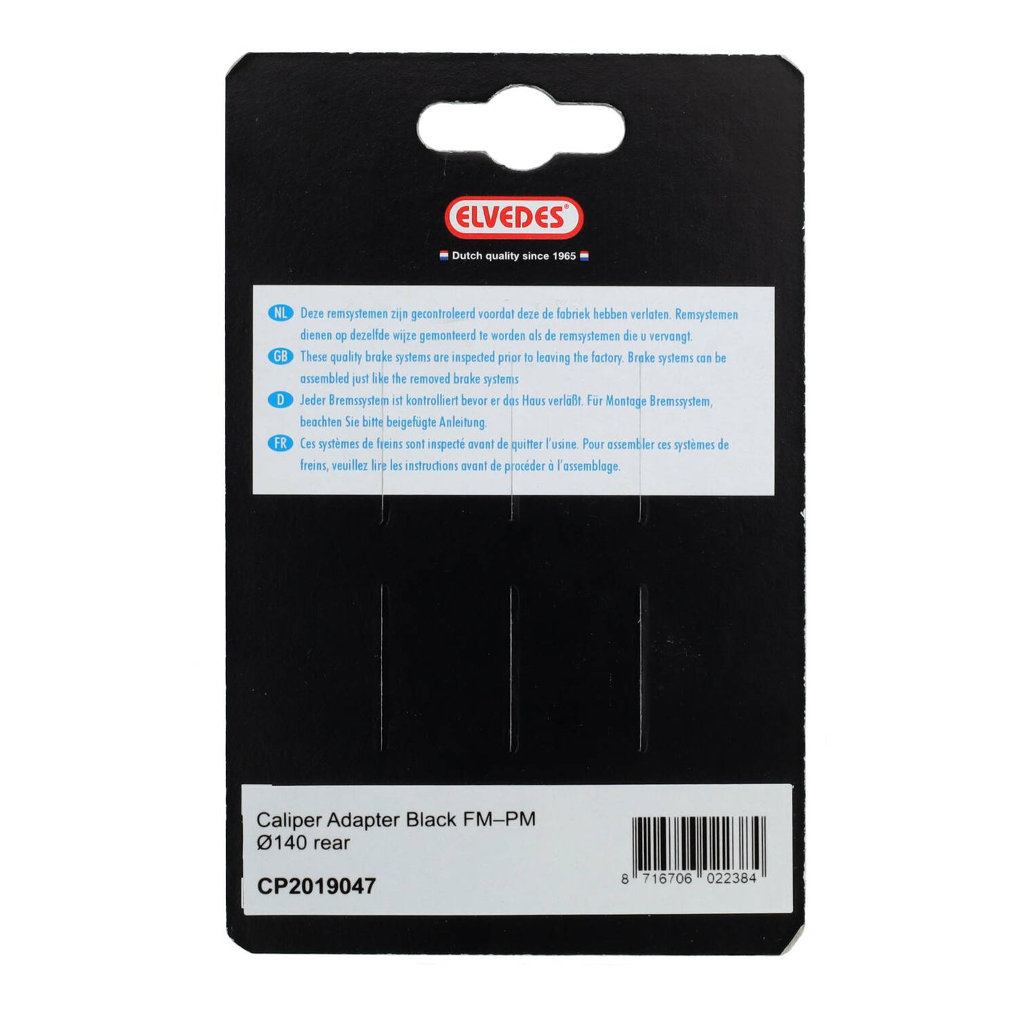 ELVEDES FM/PM 140m Adattatore per staffa posteriore