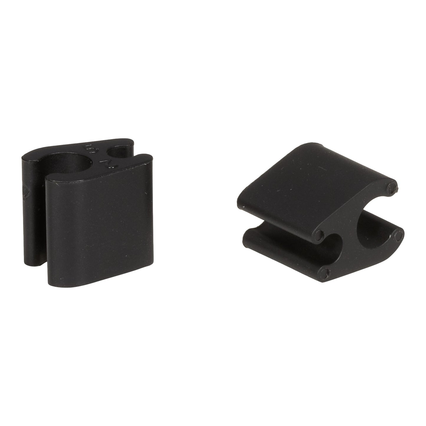 Kit di 10 clip per cavi Duo nero ELVEDES 4,1 mm/4,1 mm plastica