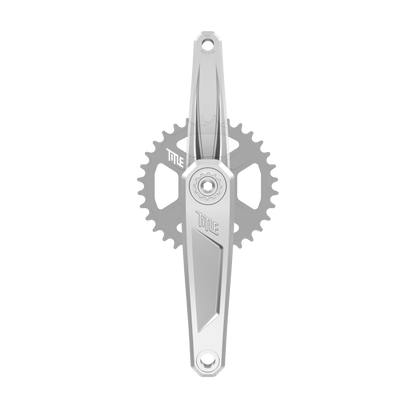 Manovelle Title CR1 cromato 160 mm, vista frontale (piatto non incluso)