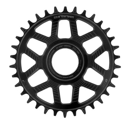 Piatto Mono E-THIRTEEN HELIX RACE E-SPEC 11/12V Direct Mount Fazua Ride 60 Nero