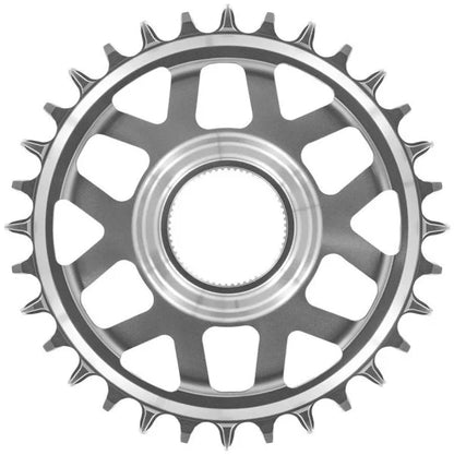 Piatto Mono E-THIRTEEN HELIX RACE E-SPEC 11/12V Direct Mount Fazua Ride 60 Argento