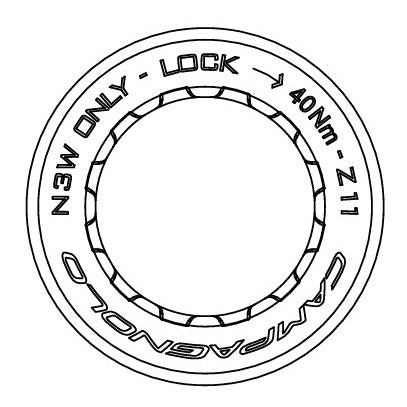 DADO CASSETTA CAMPAGNOLO 11-12V 11T PER CORPO N3W