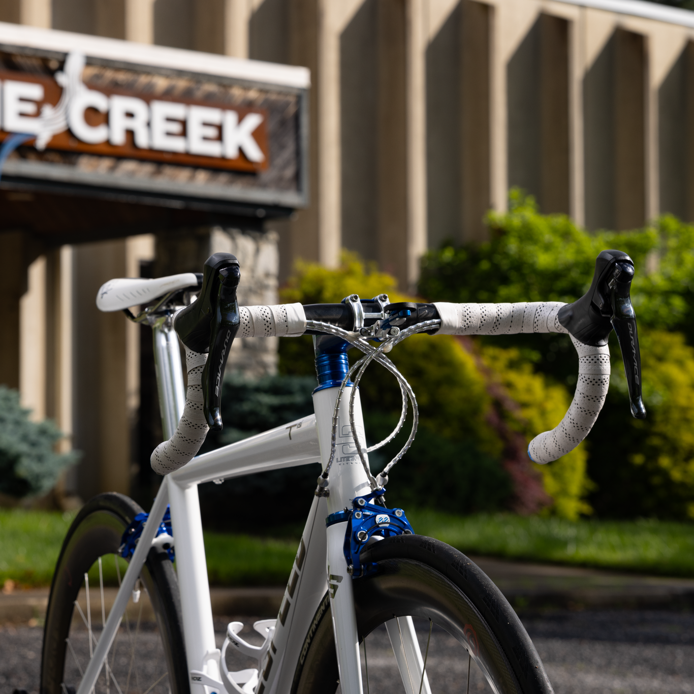 Cuffia integrata conica in ceramica CANE CREEK 110 1"1/8-1.5" IS41/IS52 30th Anniversary Blue