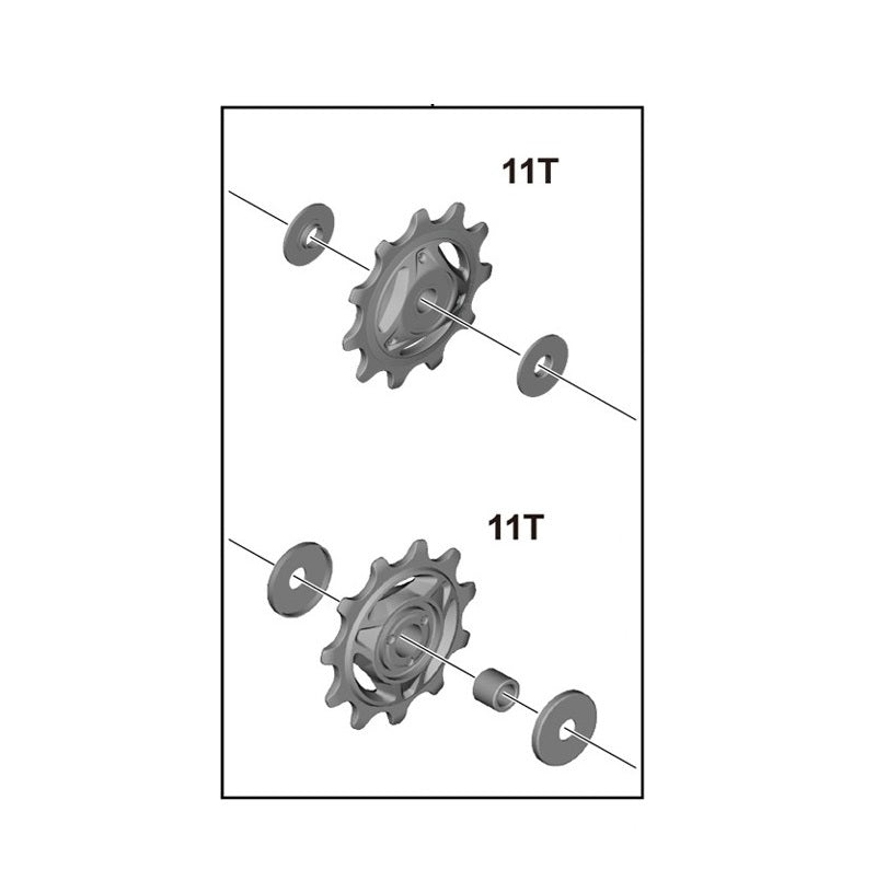 Pulegge del deragliatore SHIMANO RD-R7100/R7150