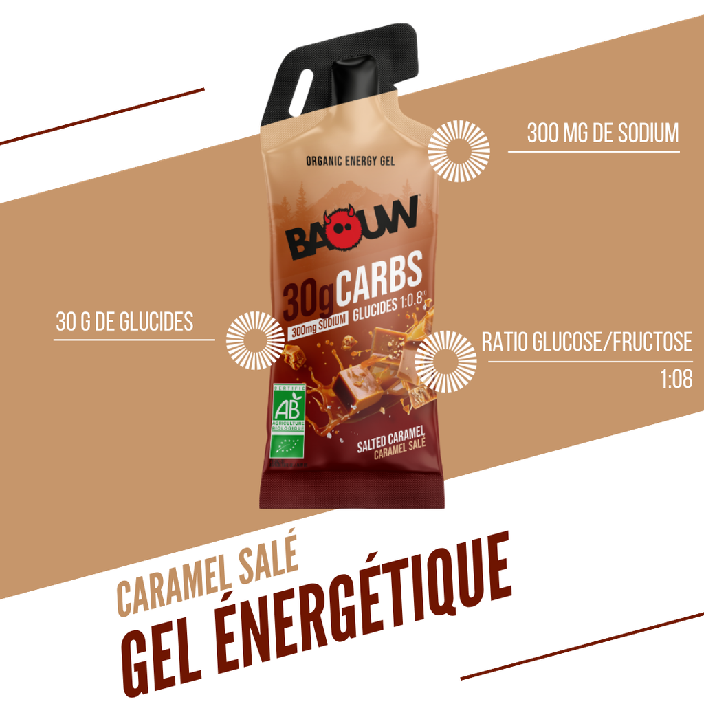 Gel Energetico BAOW (44g) Limone/Caramello Salato