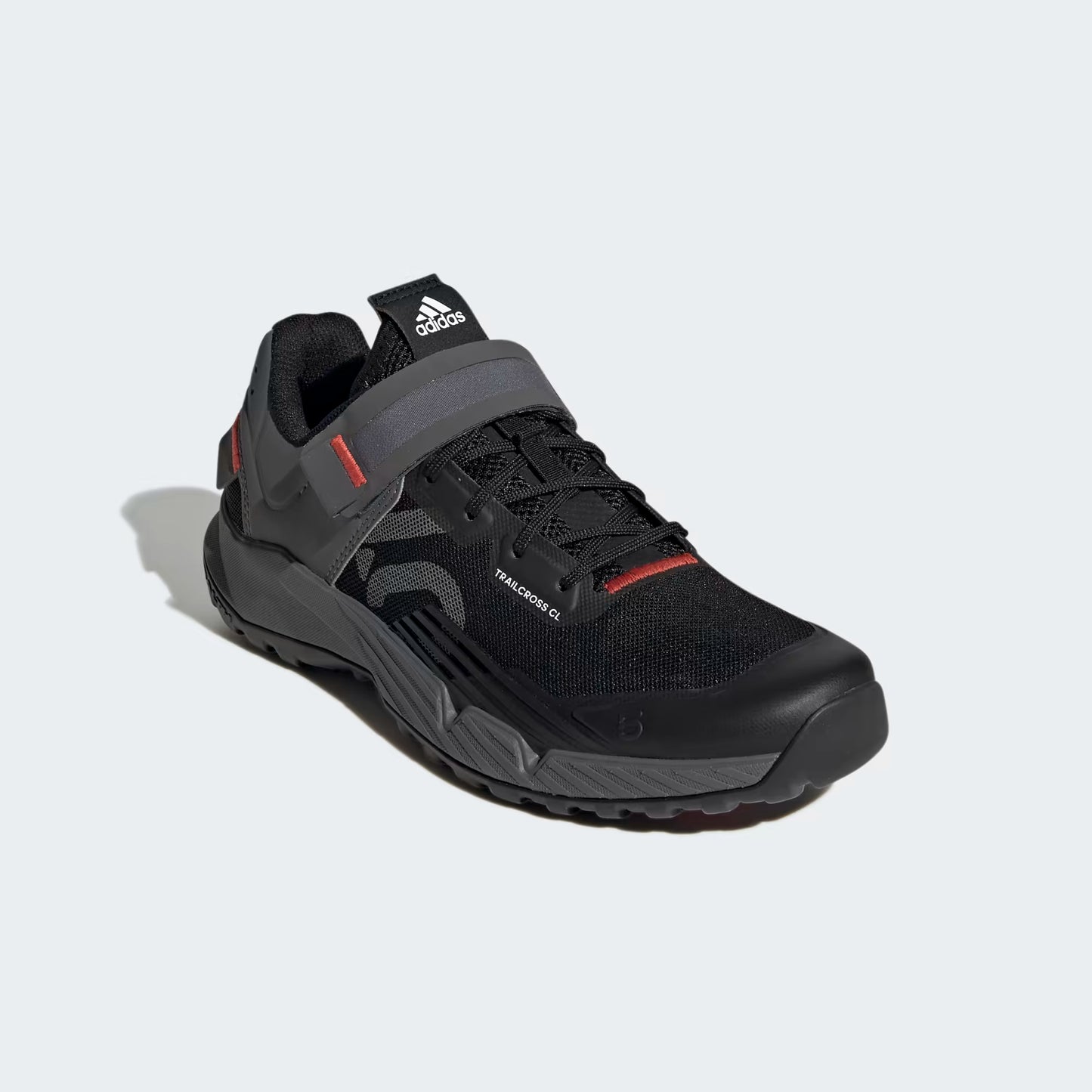ADIDAS FIVE TEN TRAILCROSS CLIP-IN Scarpe MTB Nero/Grigio/Rosso