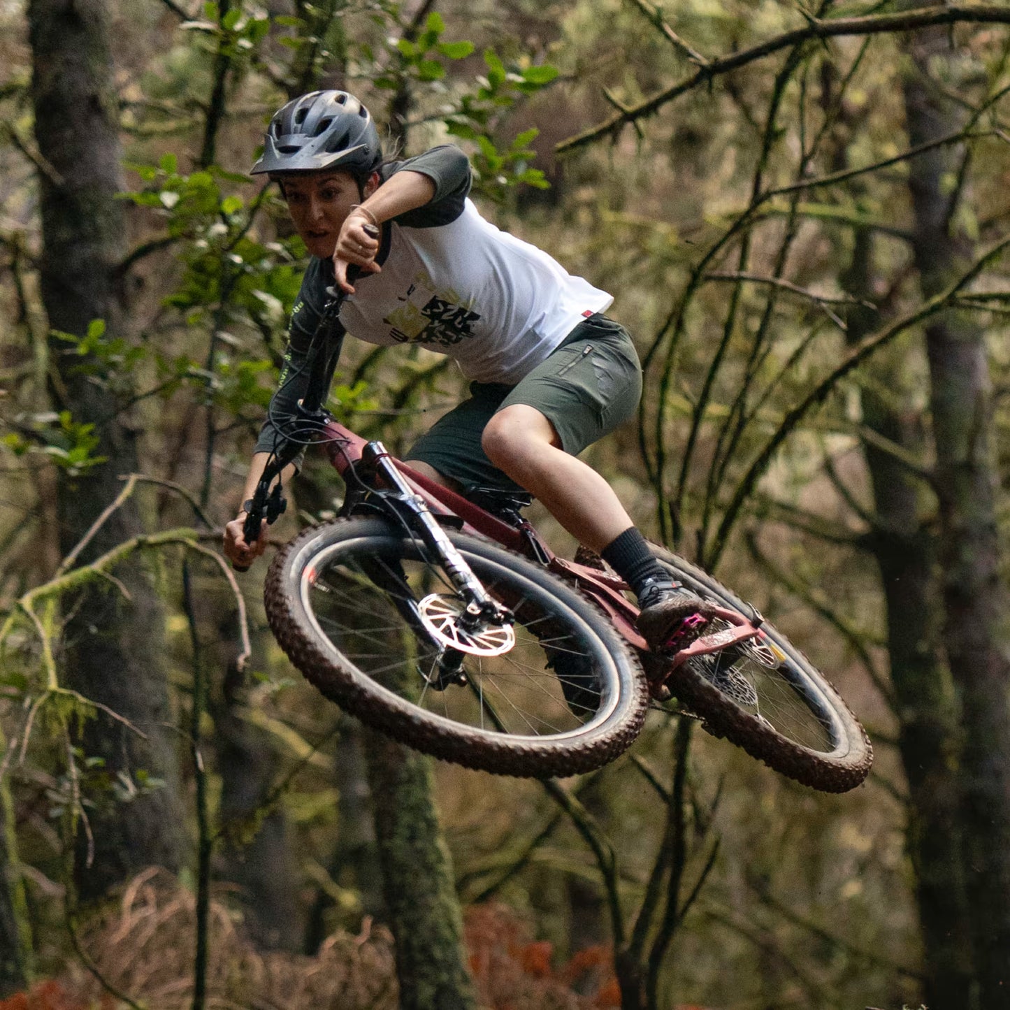 Five Ten TRAILCROSS CLIP-IN Scarpe MTB Donna Nero/Rosso