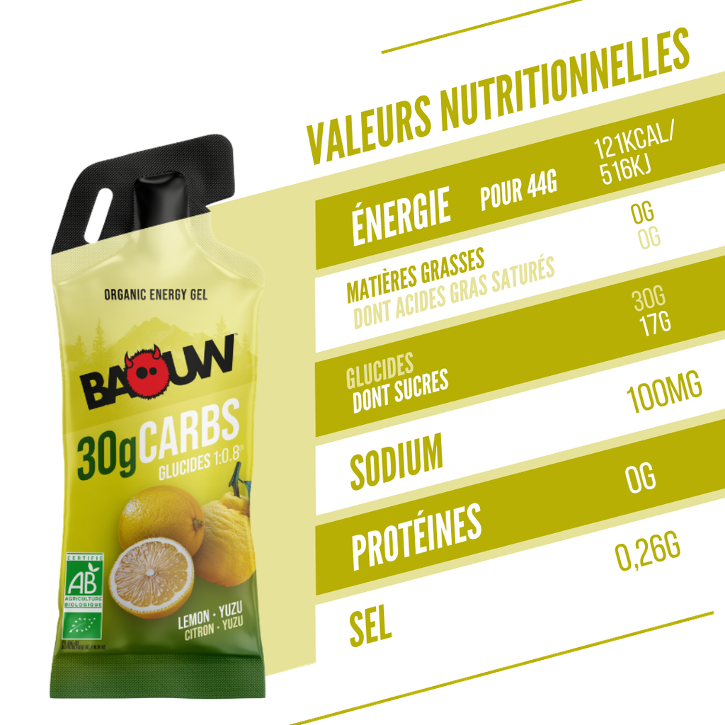 Gel Energetico BAOW (44g) Limone/Yuzu