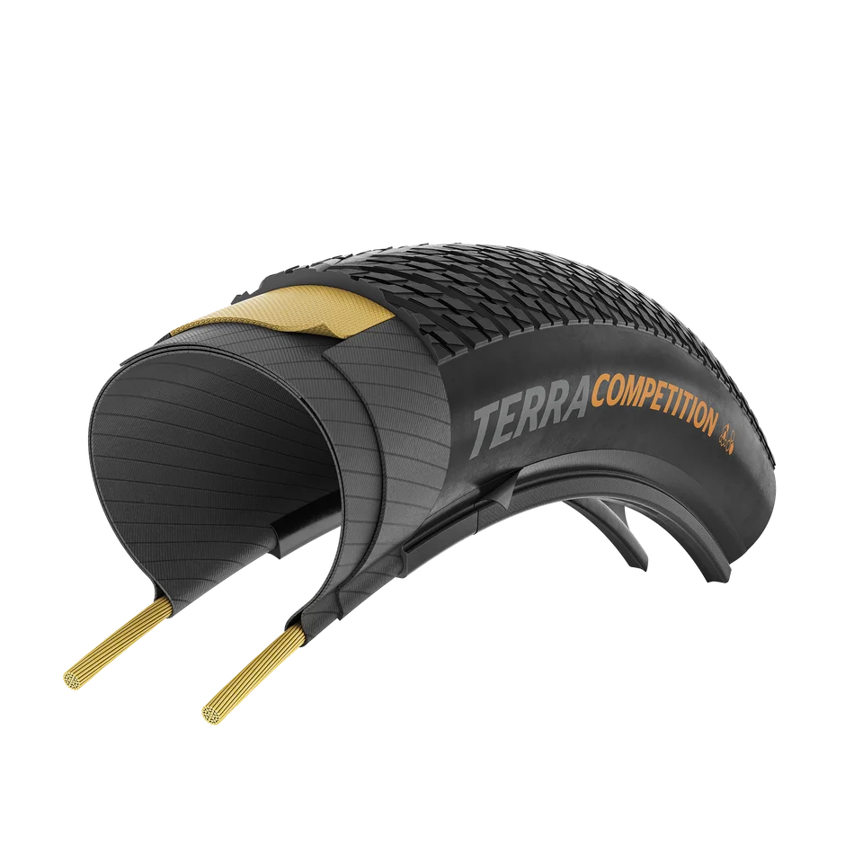 Pneumatico CONTINENTAL TERRA COMPETITION TRAIL GRIP 700x45c Tubeless Ready Nero