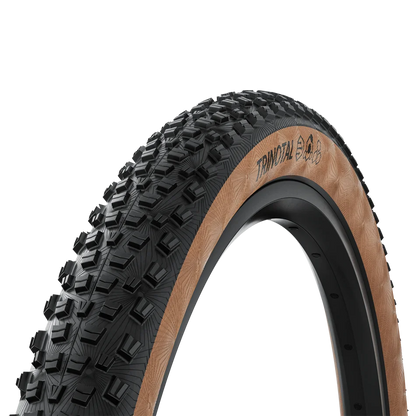 Pneumatico CONTINENTAL TRINOTAL Race Rapid 29x2.40 Tubeless Ready Flessibile Marrone