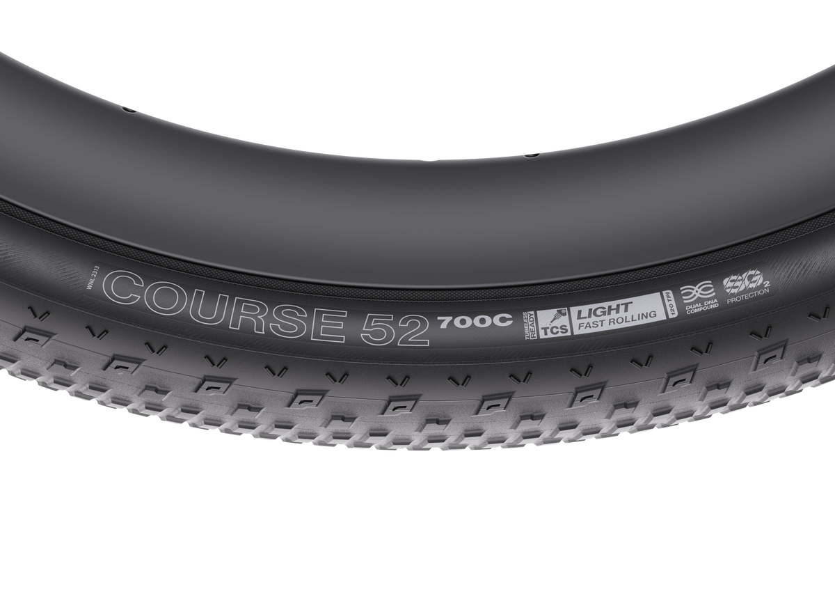 Pneumatico WTB COURSE 52 nero - scritta sul fianco