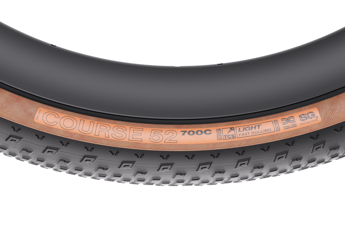 Pneumatico WTB COURSE 52 Tan - scritta sul fianco
