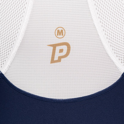 Salopette Corta con Bretelle PROBIKESHOP By CHEF DE FILE Blu Navy