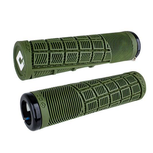 ODI REFLEX XL Impugnature Lock-on 135 mm Olive