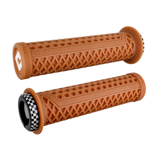 Manopole ODI VANS V2.1 Lock-On 135 mm Marrone