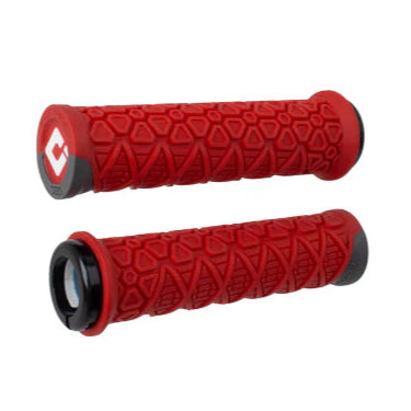 ODI VANQUISH Manopole Lock-On 135 mm Rosso