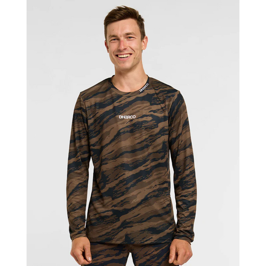 DHARCO GRAVITY RECON Maglia a maniche lunghe nero/marrone