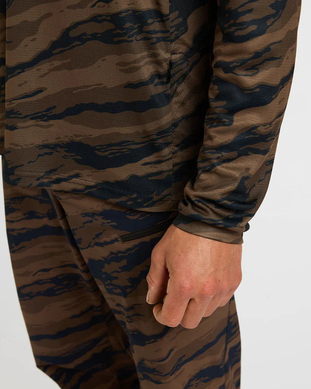 DHARCO GRAVITY RECON Maglia a maniche lunghe nero/marrone