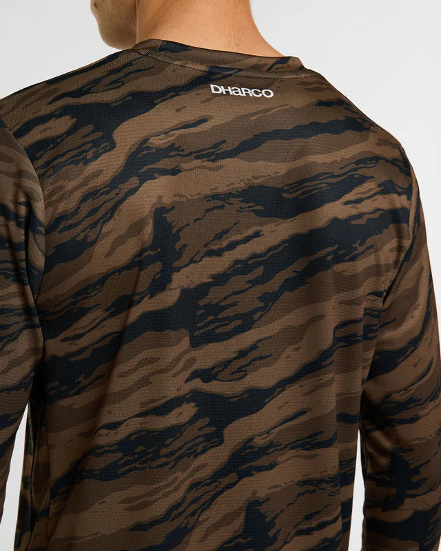 DHARCO GRAVITY RECON Maglia a maniche lunghe nero/marrone