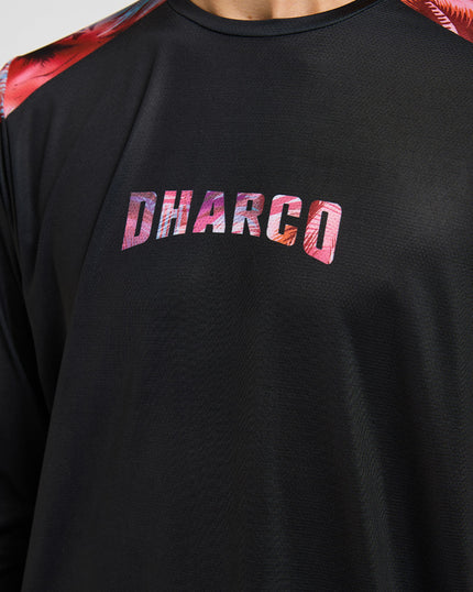DHARCO RACE NEBULA Maglia a maniche lunghe nera